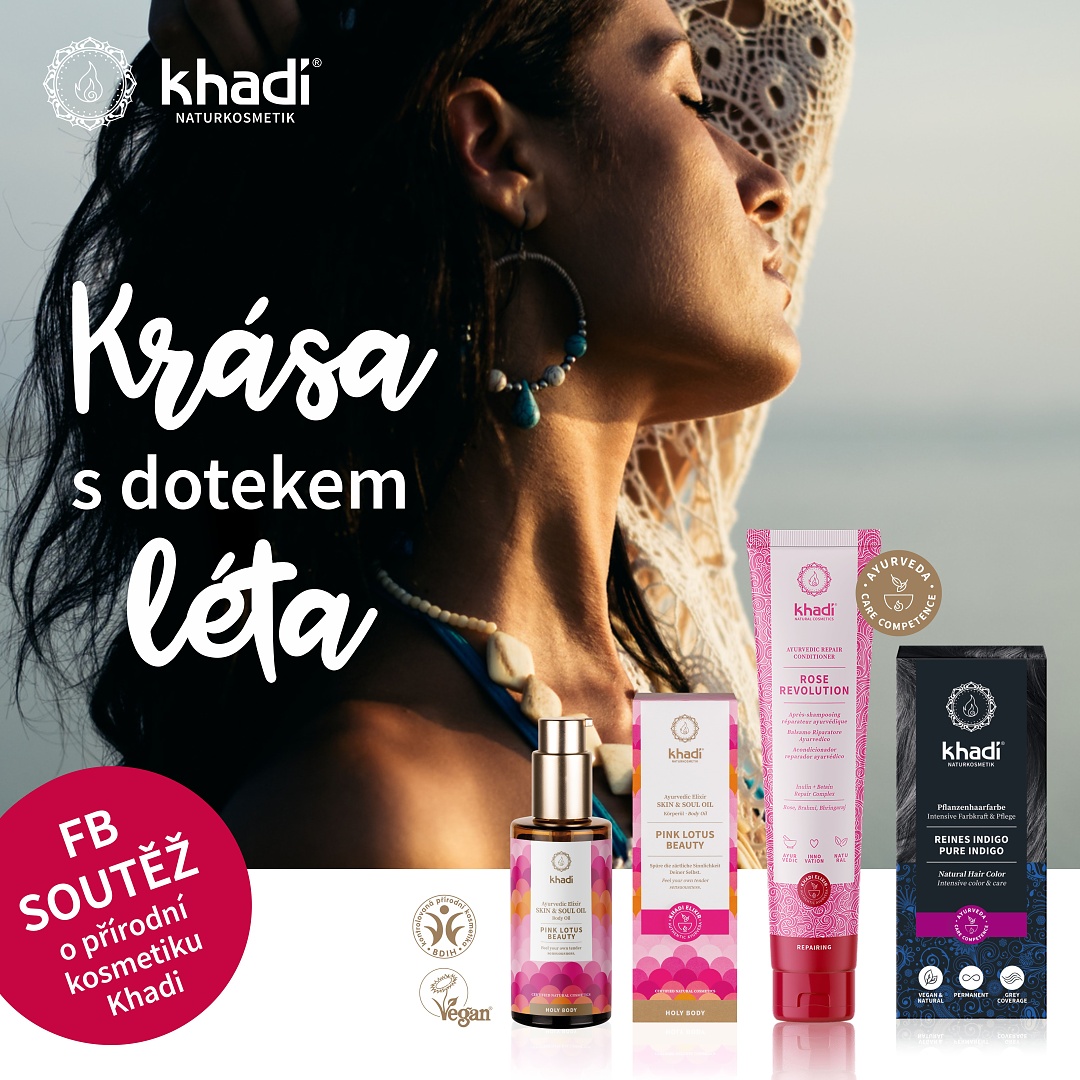 Letná súťaž o prírodnú kozmetiku Khadi